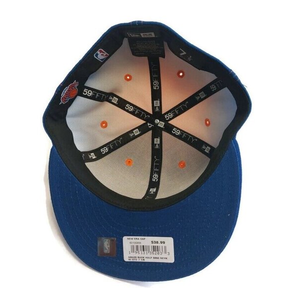 59Fifty New Era Size 7 1/8 New York Knicks Fitted Hat Cap Back Half Color Splash - Picture 6 of 7
